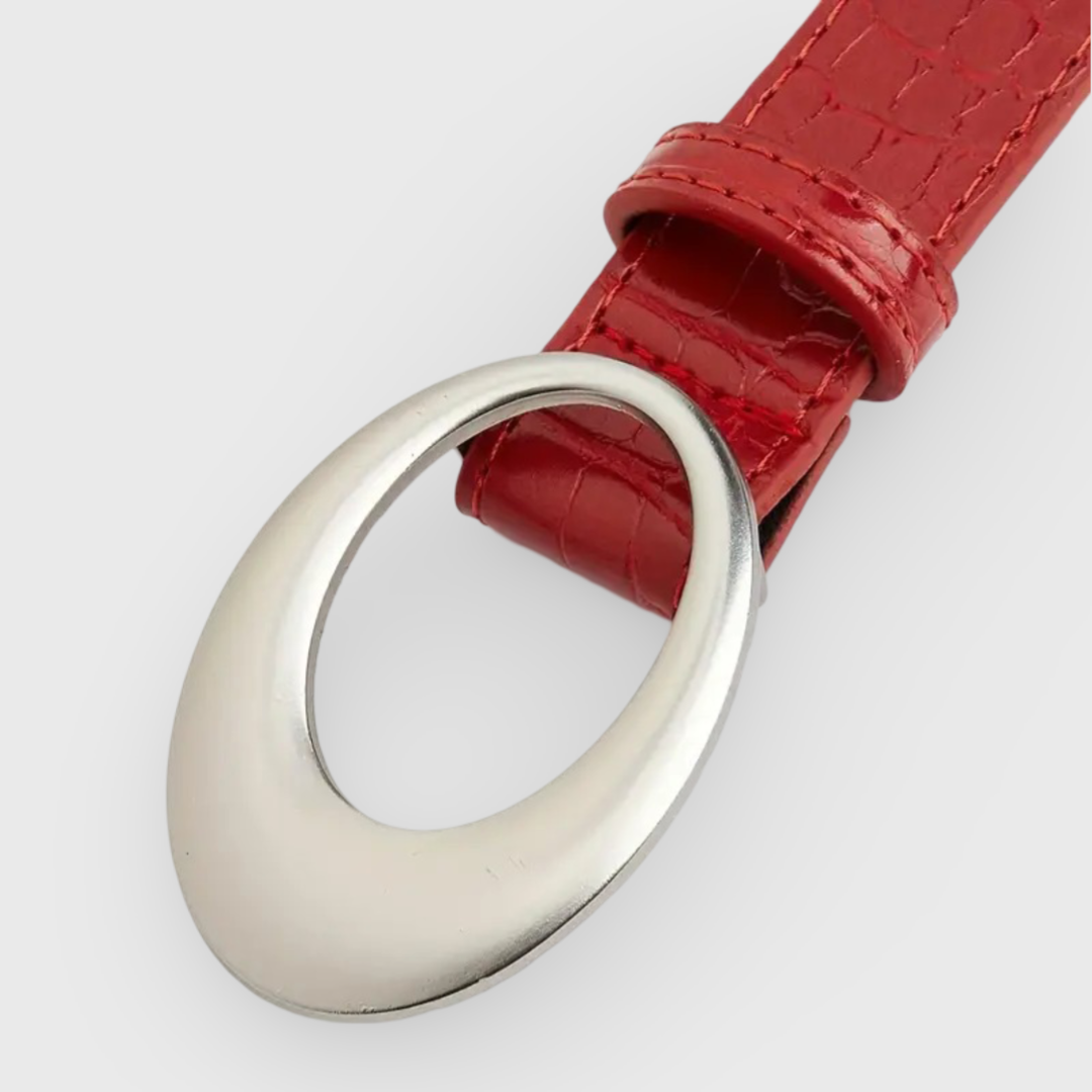Red Y2K Belt