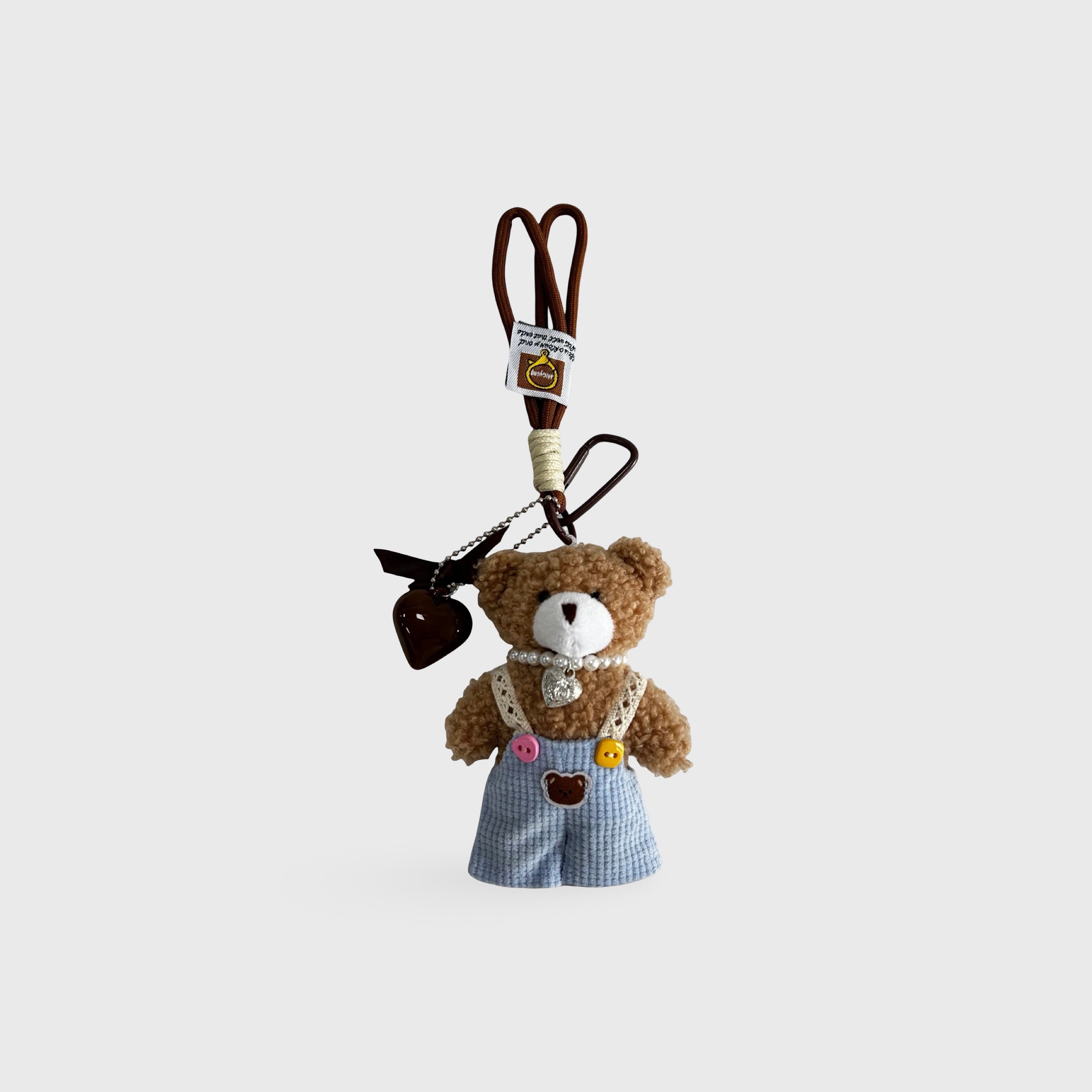 Teddy Blue Bag Charm