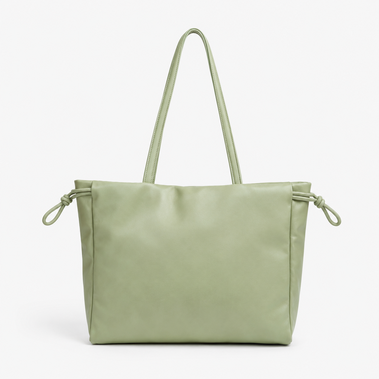 Elara Soft Tote 13” – Matcha